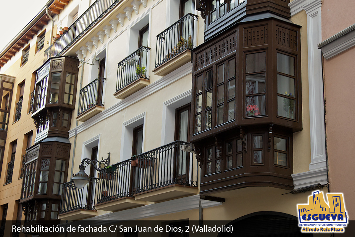 Rehabilitación de fachada Calle San Juan de Dios, 2 (Valladolid)