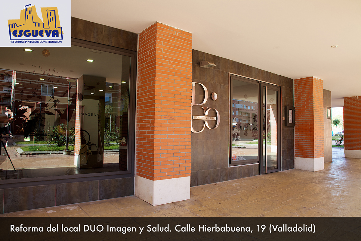 Reforma del local DUO Imagen y salud C/ Hierbabuena (Valladolid)